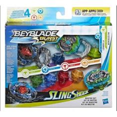 Kit Beyblade Burst Turbo Slingshock Master - Hasbro E6779