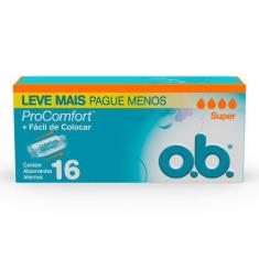Absorvente Interno OB ProComfort Super 16 Unidades - Sempre Livre