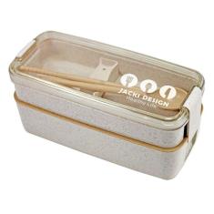 Pote Marmita Ecológica De 2 Andares 750ml Jacki Design Creme