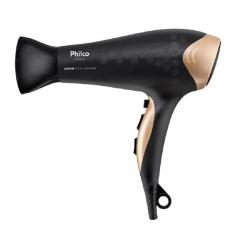 Secador de Cabelos Philco PSC2450 ION Tourmaline 2200W Bivolt, Preto, 
