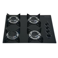 Fogão Cooktop Chamalar Premium 4 Bocas Ultra Chama Bivolt XP, PRETO, B