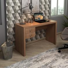 Escrivaninha Com 2 Gavetas Multimóveis Cr25030 Amendoa