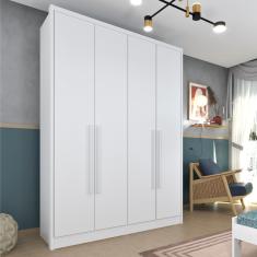 Guarda Roupa 4 Portas Zelandia Espresso Móveis Neve