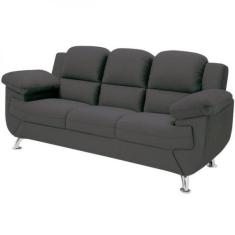 Sofá 2,02 Metros Linoforte Avalon, 3 Lugares, Veludo, Espuma D-33, Cin