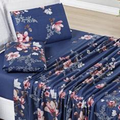 Jogo de Lençol Solteiro Avere 200 Fios Estampado 3 Peças - Encantada -