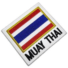 Muay Thai Bandeira Tailândia Patch Bordado Para Kimono - BR44