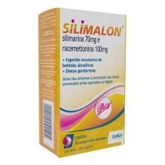 Silimalon Silimarina 70mg + Racemetionina 100mg 30 comprimidos Zydus Brasil 30 Comprimidos