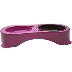 Pet Injet Comedouro Postura Correta Mini E Peq Rosa Para Cães