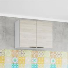 Armário Aéreo Bartira Rubi com 2 Portas e 1 Prateleira - 80cm de largura