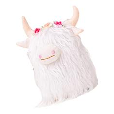 OSALADI Boneca De Iaque Vaca De Pelúcia Bicho De Pelúcia Vaca Touro De Pelúcia Estatueta De Touro Das Terras Altas Vaca Das Terras Altas Bicho De Pelúcia Vaca Realista Pelúcia Decoração