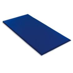 Colchonete Solteiro D28 Napa Azul Impermeável Lavável (78X188x8) - Luc