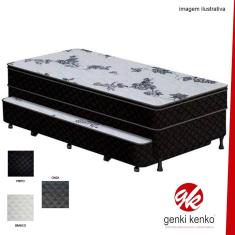 Cama Box Conjugada Mola Solteiro Com Auxiliar Poliester