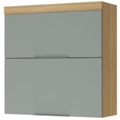 Armário Aéreo Nesher Marquesa em MDF 15mm com 2 Portas e 1 Prateleira - 80cm de largura