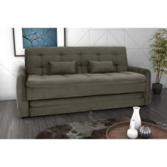 Sofá Cama C/ Aux. Madalena Masserati Marrom E405 - Matrix