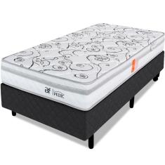 Cama Box com Colchão Solteiro Ortopédico Firme Espuma D28 88x188m bf Colchões