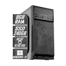 Pc Computador Cpu Intel Core I5 / 8GB Memória Ram / Ssd 240GB M2 NVME 