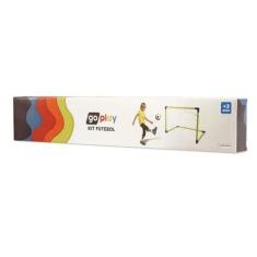 Go Play Kit Futebol com Bola Trave de Gol e Bomba Multikids - BR952 - 