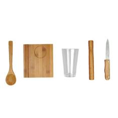 Conjunto Caipirinha 5 Peças Bamboo - MOR