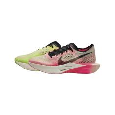 Nike Tênis de corrida masculino Zoomx Vaporfly Next% 3, Verde luminoso/tom carmesim/volt/preto, 38