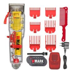 Maquina de Cortar Cabelo Wmark NG108 Pro Profissional