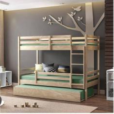 Treliche Teen Play com Grades de Proteção Casatema Marroml