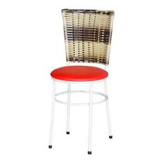 Cadeira Branca Para Cozinha Hawai Cappuccino Premium - Lamar Design, V