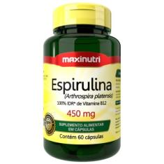 Espirulina 450mg 60 cápsulas - Maxinutri