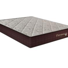Colchão Queen Size Molas Bonnel hard Coil Florença 30x158x198cm Orthoflex Marrom/Bege
