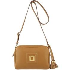 Bolsa Média Couro Luz Da Lua - 10005324-Feminino