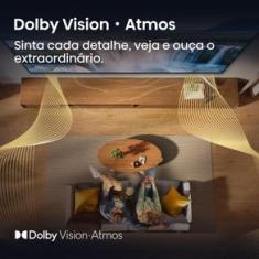 Smart TV 65” 4K UHD Hisense QLED 65Q6QV HDR10 Dolby Atmos Vidaa U9 Preta