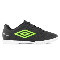 Chuteira Futsal Umbro Neo Striker, Preto/Limao, 44