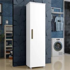 Armário Multiuso 1 Porta Jasmim Kaiki Móveis Branco