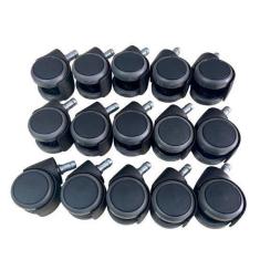 Kit 15 Rodizio Rodina Pu Cadeira Giratória Ergonômica