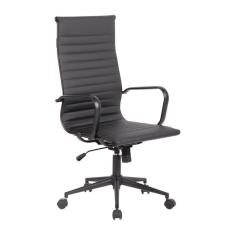 Cadeira de Escritório Presidente Sevilha Alta com Base Office Rivatti Preto