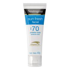 Neutrogena Sun Fresh Fps 70 - Protetor Solar Facial 40g Protetor Solar Facial Sun Fresh Fps 70 40gr
