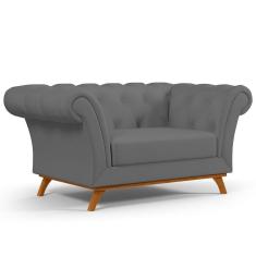 Sofá 2 Lugares Império 150 Cm Corano Cinza C-03