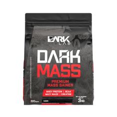 Hipercalórico Dark Mass Dark Lab, 3kg, Chocolate, Ganho de Massa