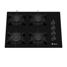 COOKTOP ARENA 4 Q PRETO/PRETO GAS GLP
