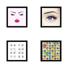 Kit Quadros Decorativos Em Mdf Designer De Sobrancelhas 20 - New Decor