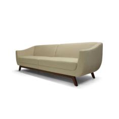 Sofá Ateneu 3 Lugares 230cm B172 Rústico Bege - Domi, Rústico Bege, 47