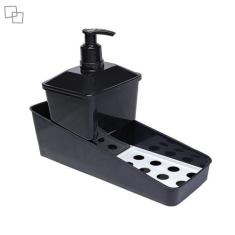 Porta Detergente Plasútil com Suporte para Sabão e Esponja Organizador