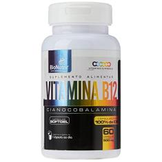 Vitamina B12 500mg (60 caps) - Único, BioNutrir