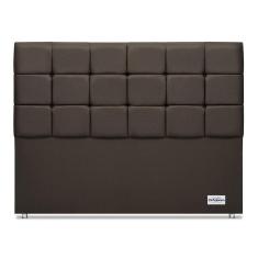 Cabeceira Amur Linho Marrom Casal (12x140x125) - Ortobom