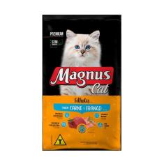 Ração Magnus Premium Gatos Filhotes Carne e Frango 10,1kg