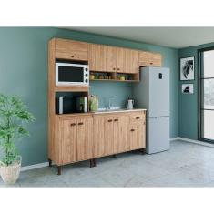 Cozinha Completa 9 Portas 1 Gaveta Mb 9001 Torino Mel