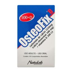 Osteofix Carbonato De Cálcio  1250Mg 200Ui 60 Comprimidos