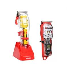 Maquina de Cortar Cabelo Profissional Wmark NG 108 Pro + Acabamento 50