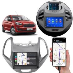 Kit Multimídia 7 Polegadas Ka 2018 A 2021 MP5 Carplay Bluetooth + Mold