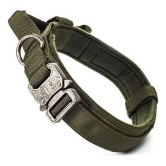 Coleira para Cachorro Grande e Forte MADOG Comander VERDE, M