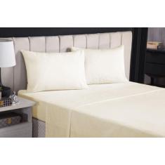 Jogo De Cama Box/ Comum QUEEN SIZE 4 Peças 100% ALGODÃO Percal 200 Fio